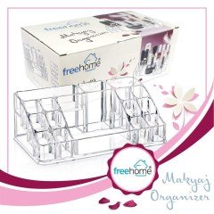 BUFFER® 16 Bölmeli Makyaj Malzemesi Düzenleyici Makyaj Organizatörü