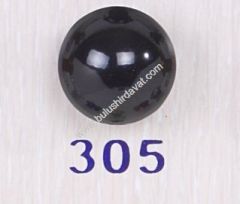 Bulmax 305 Sıyah Mantar Dugme Bmx-5359 (200 Adet Gönderilir)