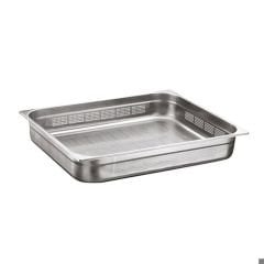 Kayalar 2/1-100 Delikli Küvet Gastro Paslanmaz Çelik