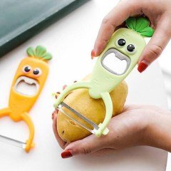 BUFFER® Havuç Kafalı Sebze Soyacağı ve Şişe Kapağı Açacak