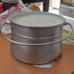 2'li Bakraç Yoğurt Mayalama Kabı Alüminyum Kase 750+500 gr