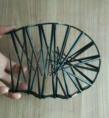 50 cm Kuş Dikeni Kondurmaz Dikenli Tel Polikarbonat Tüneme Önleyici Siyah