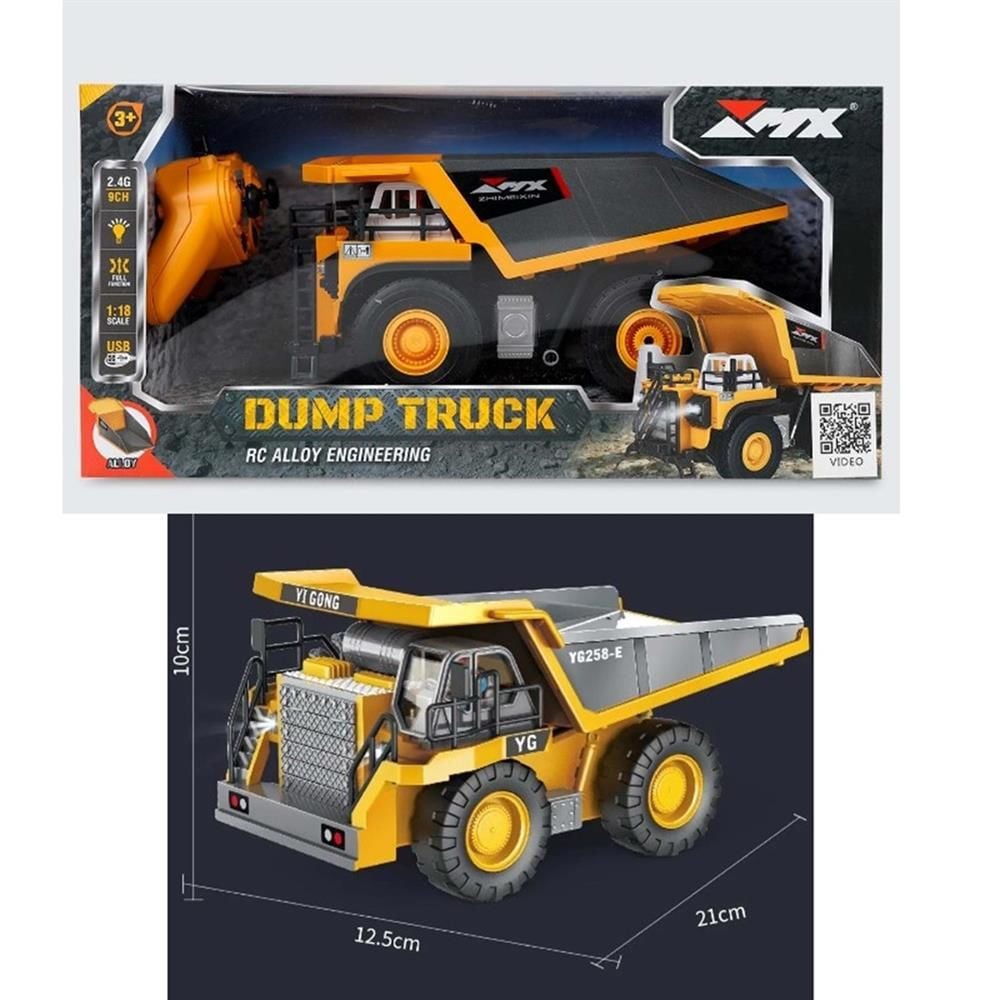 SH40378 1:18 9 KNL ALAŞIM UZA.KUM. DÖKME KAMYON-ZR