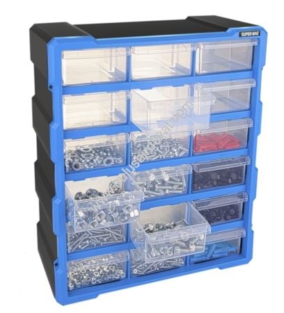 Bulmax 18lı Buyuk Monoblok Cekmece Setı Bmx-6402 (1 Adet Gönderilir)