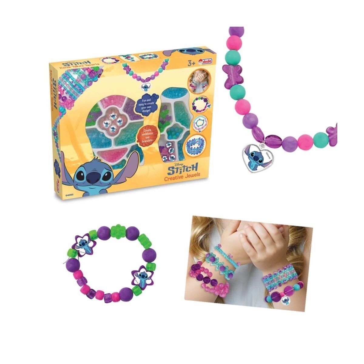 04082 STITCH İKİLİ KUTULU TAKI SETİ