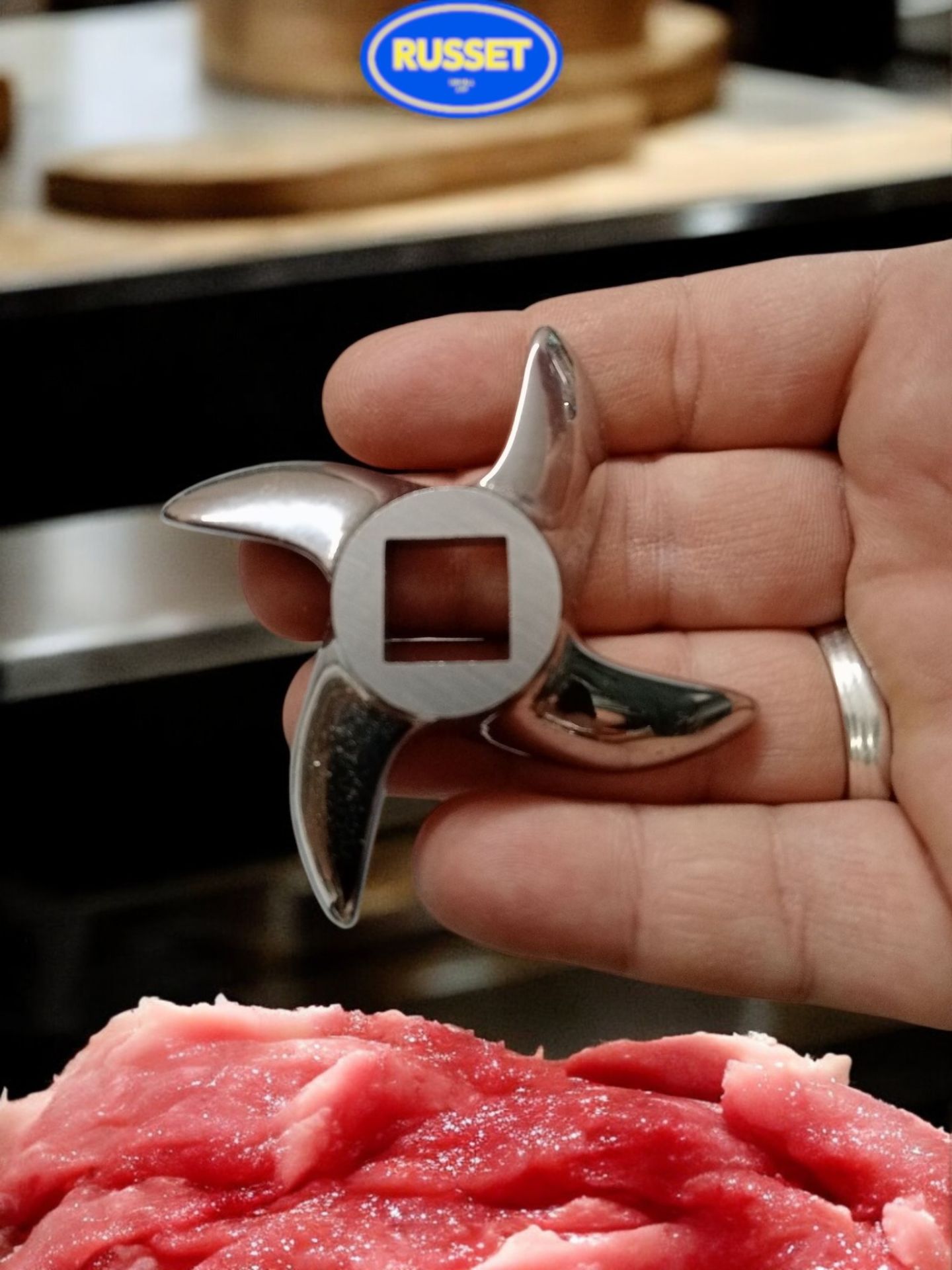 Kenger No 22 Paslanmaz Kıyma Makinesi Bıçağı (72,8mm)