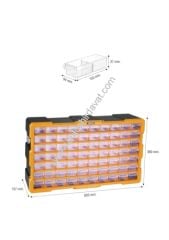 Bulmax 70lı Monoblok Cekmece Setı Bmx-6415 (1 Adet Gönderilir)