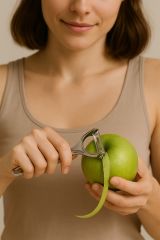 Russet MNK 184 Soyacak Çelik Sapan Domates Sebze Meyve Soyacağı 15cm