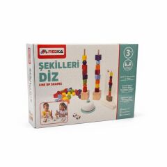 RD5660 REDKA ŞEKİLLERİ DİZ (LİNEUP SHAPES) EĞİTİCİ KUTU OYUNU