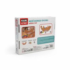 RD5672 KUMTOYS WOOLY CAT KEDİ OYUNU-RED