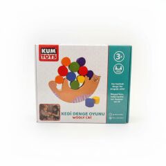 RD5672 KUMTOYS WOOLY CAT KEDİ OYUNU-RED