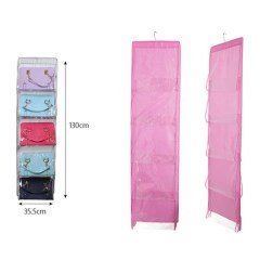 BUFFER® 10 Gözlü Pratik Dolap İçi Çanta Düzenleyici Askılık Oganizer