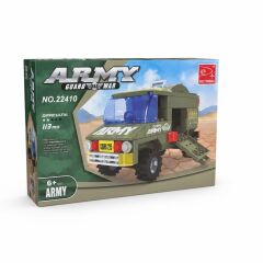 BIG22410 AUSINI ARMY SET 113 PARÇA MİNİ LEGO ASKERİ ARAÇ