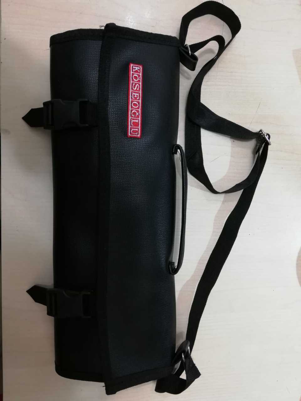 Şef Bıçak Çantası, Bıçak Taşıma Rulosu Omuz Askılı (7-8 Bıçağa Uygun)