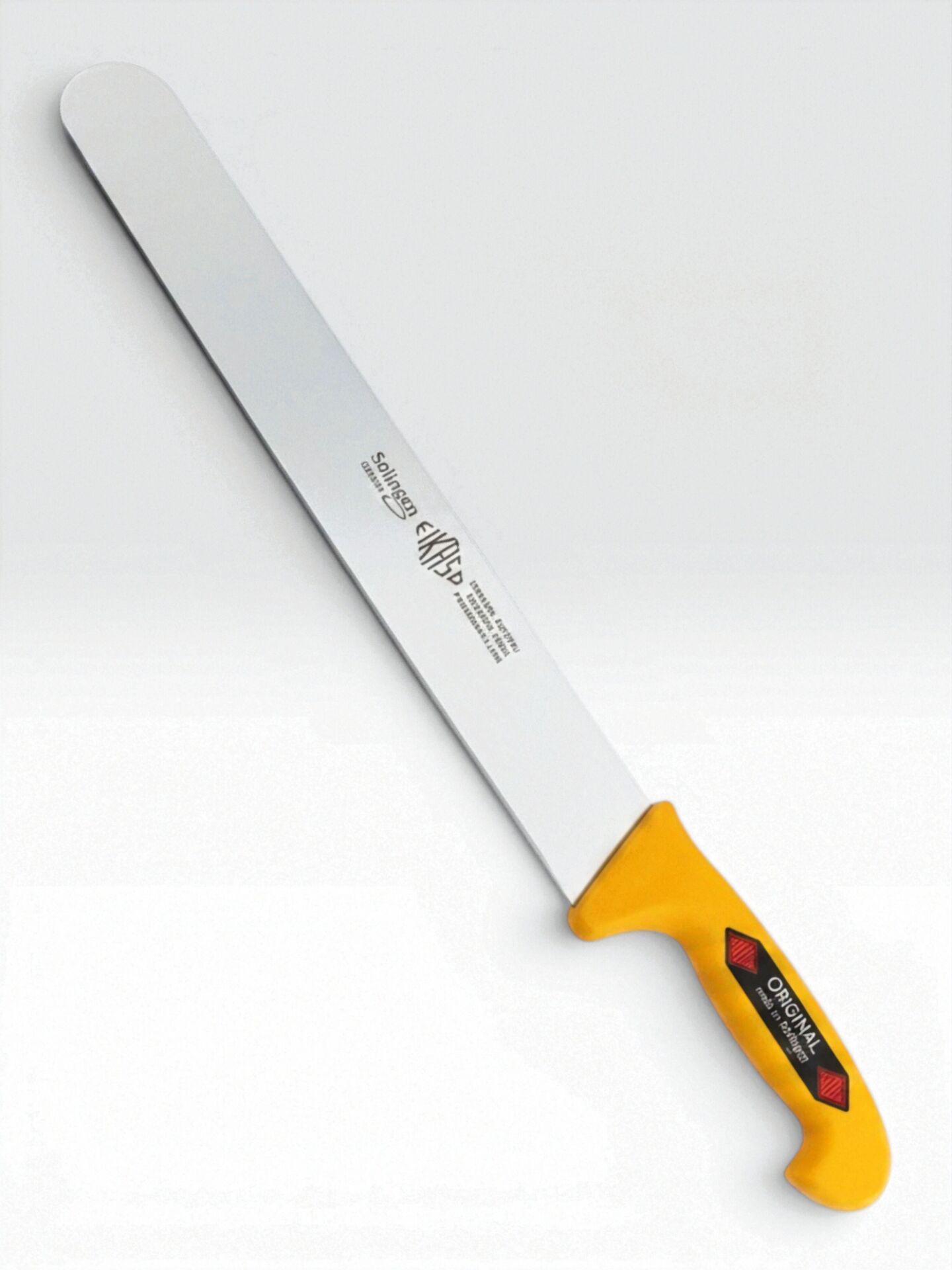Eikaso Solingen Döner Bıçağı 50 cm, Toplam 64 cm Sarı Sap, Esnek Bıçak