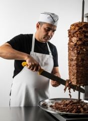 Eikaso Solingen Döner Bıçağı 50 cm, Toplam 64 cm Sarı Sap, Esnek Bıçak