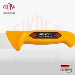 Eikaso Solingen Kasap Doğrama Bıçağı, 15 cm, Toplam 30 cm, Sarı Sap