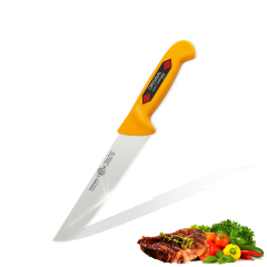 Eikaso Solingen Kasap Doğrama Bıçağı, 15 cm, Toplam 30 cm, Sarı Sap