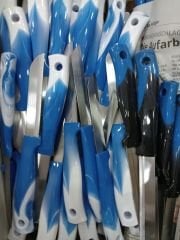 Solingen Meyve Bıçağı Sapı Ebruli Bıçak (6 Adet Gönderilir)