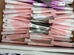 Solingen Meyve Bıçağı Sapı Ebruli Bıçak (6 Adet Gönderilir)