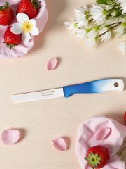 Solingen Mavi Ebruli Ava Sebze Bıçağı – Paslanmaz Alman Çeliği, Ergonomik Sap, 22 cm (Tekli)