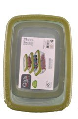 BUFFER® 3 Boy Hava Almayan Kapaklı Gıda Yiyecek Saklama Kabı Kutuları