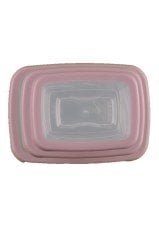 BUFFER® 3 Boy Hava Almayan Kapaklı Gıda Yiyecek Saklama Kabı Kutuları