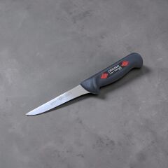 Eikaso Solingen Kemik Sıyırma Bıçağı, 13 cm Düz Kemiksiz Bıçak, Siyah Sap