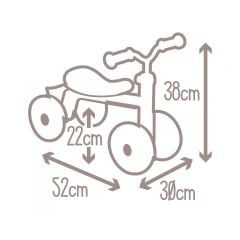 7600721405 ROOKIE RIDE-ON PINK