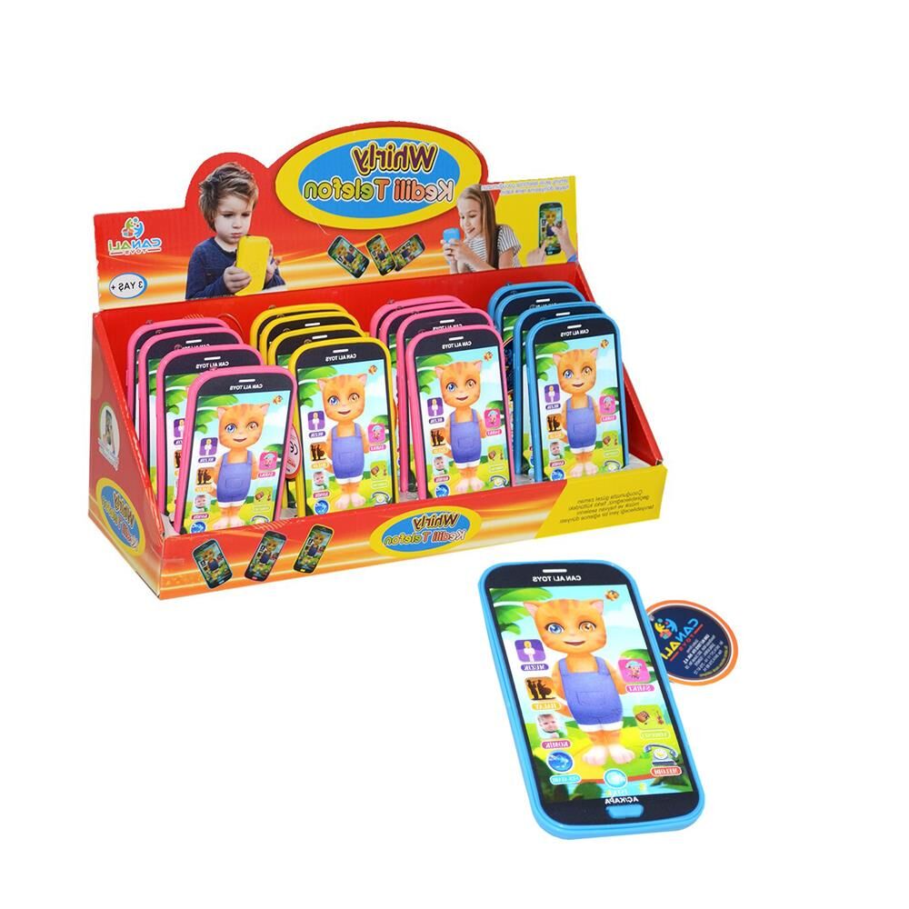 Türkçe Sesli Müzikli Oyuncak Kedili Telefon
