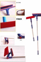 BUFFER® Oynar Başlıklı Mikrofiber Çift Taraflı Cam Silme Aleti Aparatı