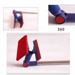 BUFFER® Oynar Başlıklı Mikrofiber Çift Taraflı Cam Silme Aleti Aparatı