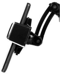 BUFFER® Araç İçi Vantuzlu Kızaklı 360 Derece Dönebilen 4D Telefon Tutucu