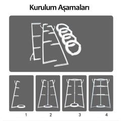 BUFFER® Pantree Dolap İçi Tencere Düzenleyici Pratik Kullanışlı Raf