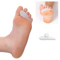 BUFFER® 2 Adet Slikon Çekiç Parmak Yastığı Çekiç Parmak Düzeltici Yüzük