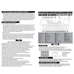 TFL-328-21 VLEKTRO 61 TUŞ IŞIKLI BÜYÜK PİYANO -VRD