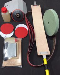 Zembil Elektrikli Sulu Bıçak Bileme Makinesi 6 CNC Şerit Zımparalı