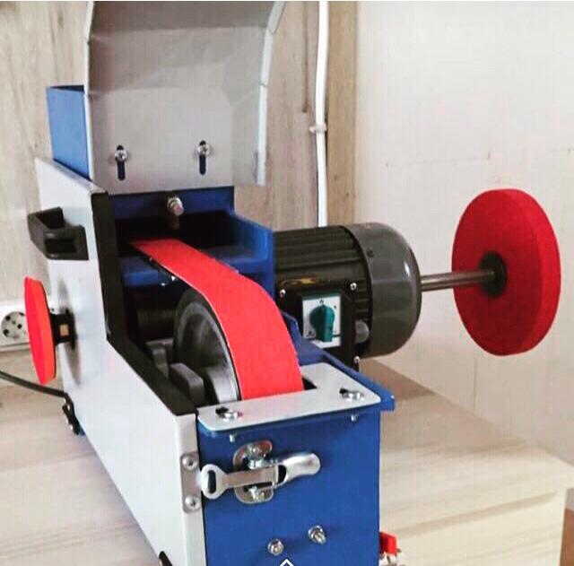 Zembil Elektrikli Sulu Bıçak Bileme Makinesi 6 CNC Şerit Zımparalı