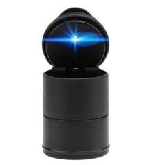 BUFFER® Led Işıklı Araç Içi Kapaklı Sigara Küllüğü Oto Bardaklık Uyumlu