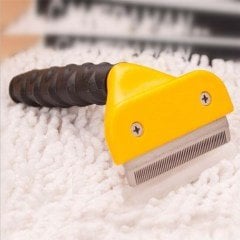 BUFFER® 7 cm Kedi Köpek Tarağı Fırçası Tüy Alıcı Toplayıcı Tarak Fırça