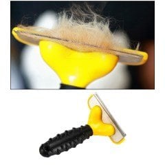BUFFER® 7 cm Kedi Köpek Tarağı Fırçası Tüy Alıcı Toplayıcı Tarak Fırça