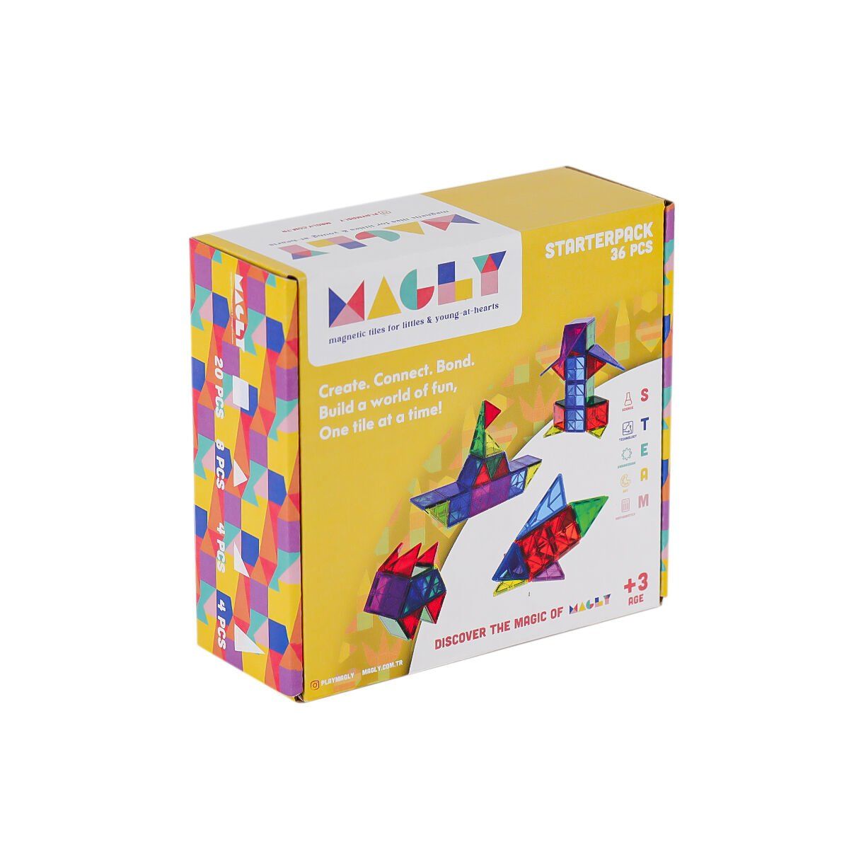 MLG-36 Manyetik Blok 36 Parça -Gepettoys