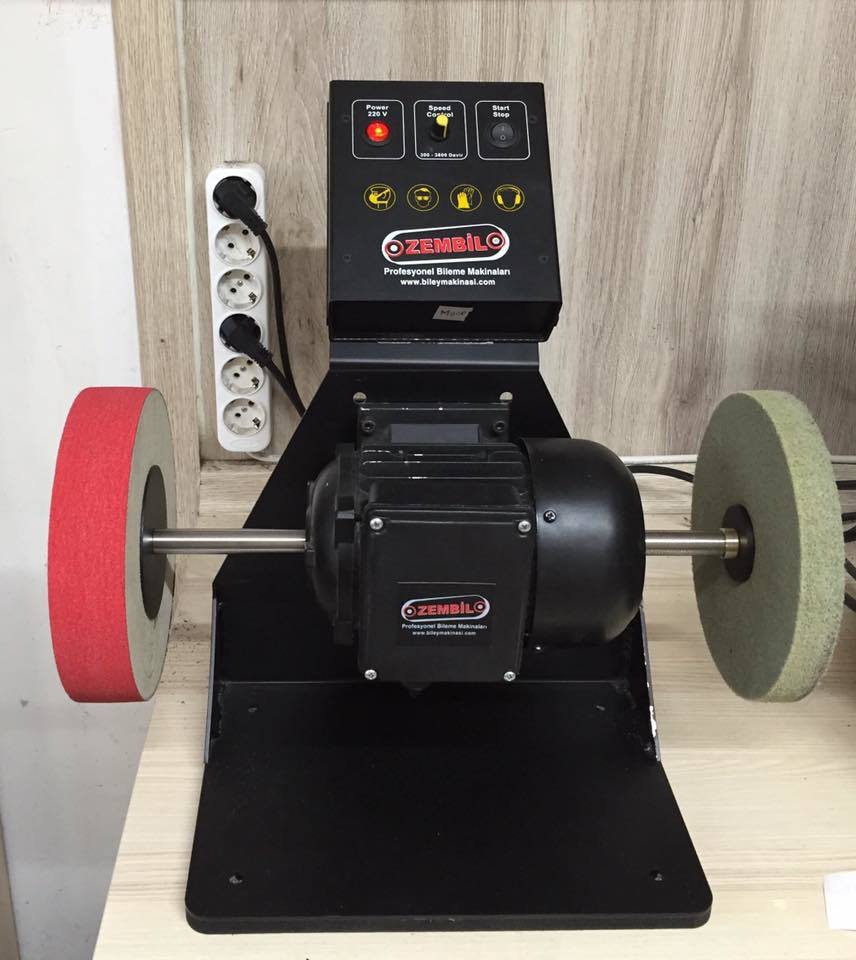 Zembil 5-45 CNC Bıçak Bileme Makinesi 45 Cm Mil Boyu