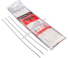 Bulmax 3,6*370mm Beyaz Cırt Kelepce Bmx-4954 (5 Adet Gönderilir)