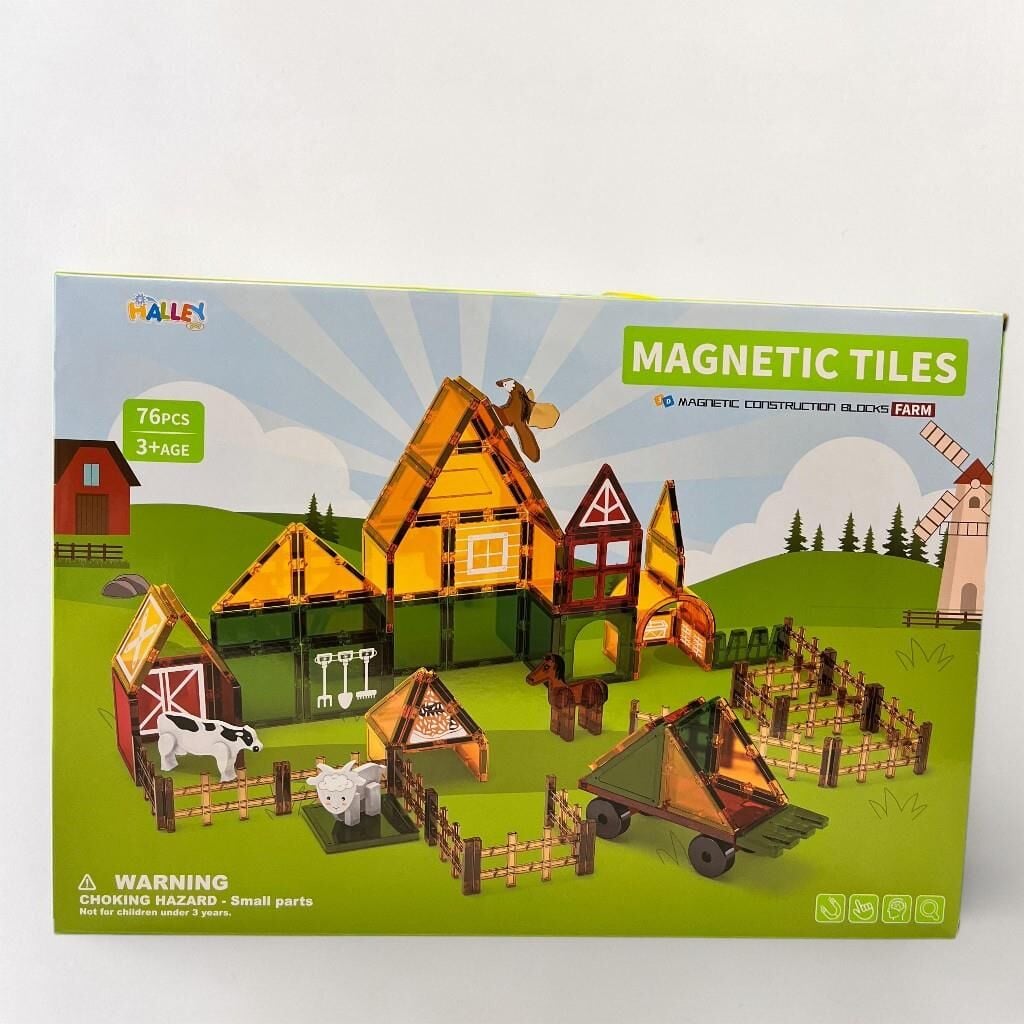 SH59694 76 PARÇA MAGN.ÇİFTLİK SERİ RENKLİ BLOK-ZRV