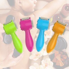 BUFFER® Usb + Pilli Beyin Kafa Rahatlatıcı Masaj Aleti Akupuntur Noktası Yoğurma 3 Fonksiyonlu
