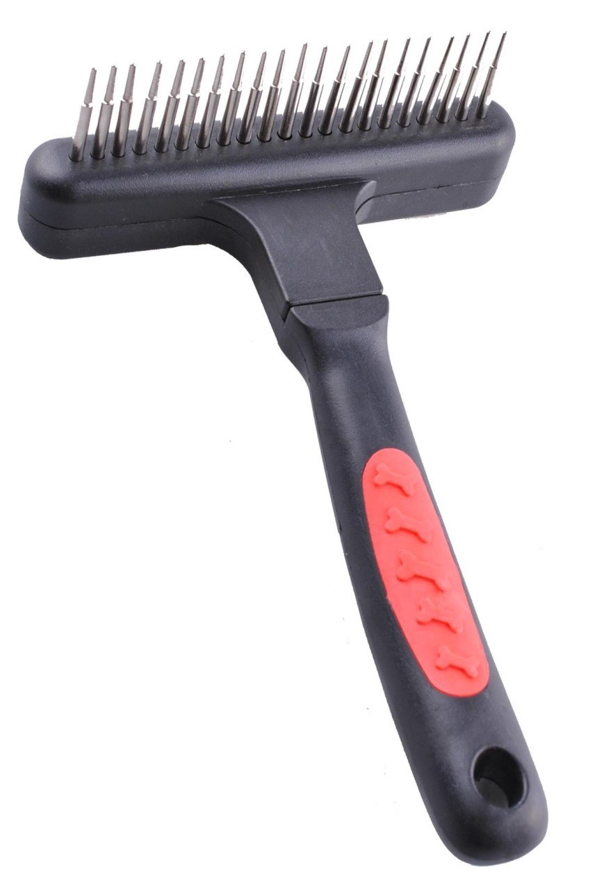 BUFFER® Tek Taraflı Yaylı Kedi Köpek Tarağı Ergonomik Tüy Toplama Fırçası