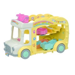5744 Sylvanian Families Gökkuşağı Anaokulu Otobüsü (figürler dahil değil)+3 yaş