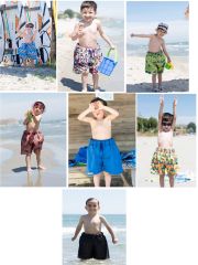 Batmayan Şort Erkek Çocuk Mayosu (35-40 Kg) Karışık Renk