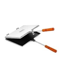 Taşhan İçi Teflon Tost Tavası Ekmek Kızartma El Tost Makinesi 23x17 cm TAŞ001